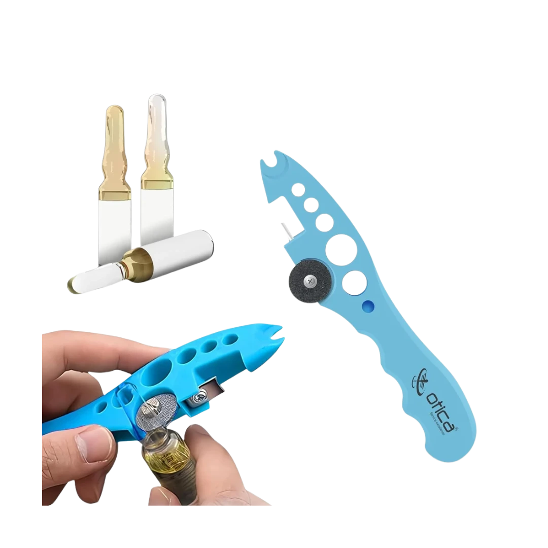 OTICA Ampoule Cutter for Doctors Nurse, Ampule Breaker for Hospital and Clinic (Blue) OTICA Ampoule Cutter for Doctors Nurse, Ampule Breaker for Hospital and Clinic (Blue)