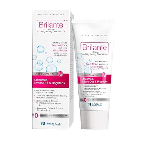 611OU+6XvkL._SY450_ Buy BRILANTE INTENSE BRIGHTENING Cleanser 75ml Online at Woundcaremart