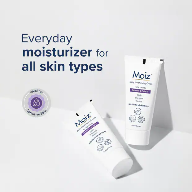 MoizCream-03 Buy Moiz Daily Moisturizing Cream - Everyday Moisturizer - 50g at Woudcaremart