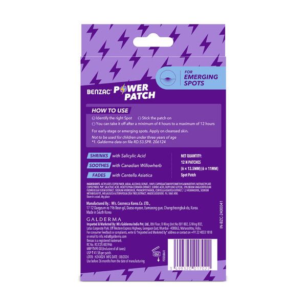 benzac_3_in_1_fast_fix_power_patch_12s_832353_1_1 Buy Benzac Power Patch Fast Fix 3-IN-1 Technology Online at Woundcaremart