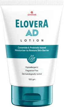 elovera-ad-lotion-tube-img Buy Elovera AD Lotion Ceramide & Probiotic based Moisturizer Online at Woundcaremart