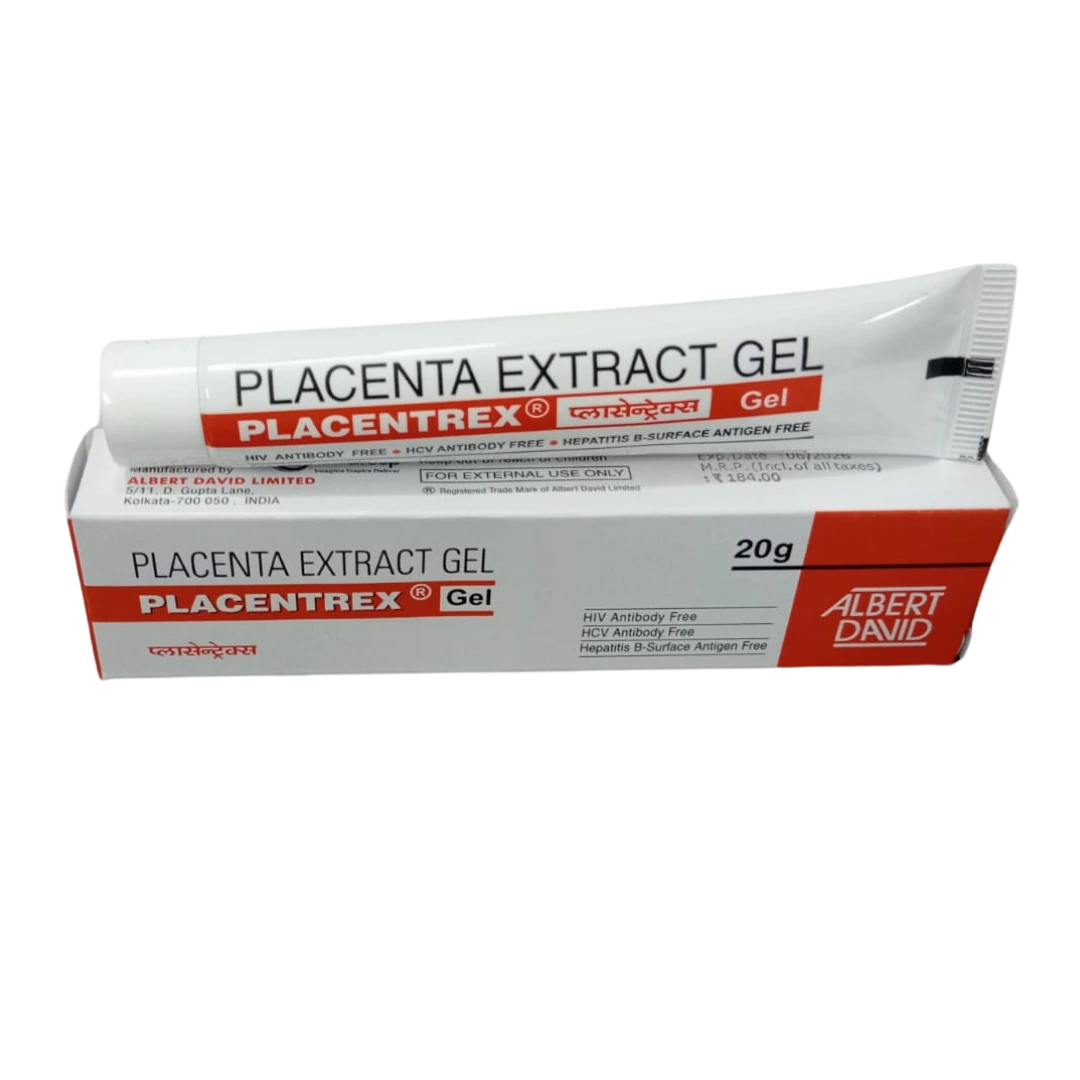 Placentrex Extract Gel (Albert David) | Topical Wound Healer | 20g Placentrex Extract Gel (Albert David) | Topical Wound Healer | 20g