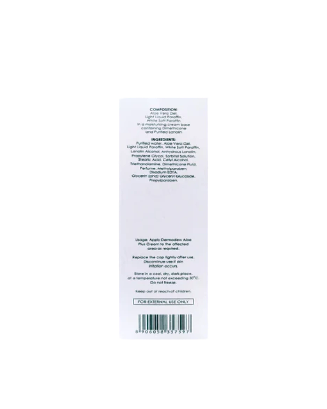 DERMADEW Aloe Plus Cream DERMADEW Aloe Plus Cream