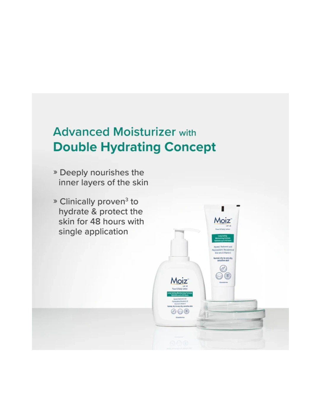 Moiz LMF 48 Lotion – 48-Hour Intense Hydration for Dry, Itchy, Sensitive Skin Moiz LMF 48 Lotion – 48-Hour Intense Hydration for Dry, Itchy, Sensitive Skin