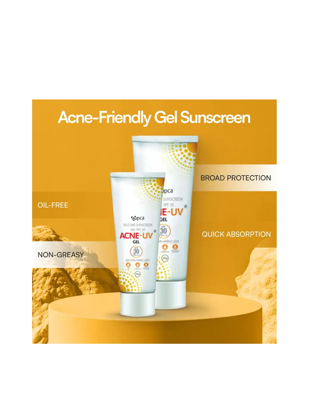 Acne UV Gel 30gm IPCA Acne UV Gel 30gm IPCA