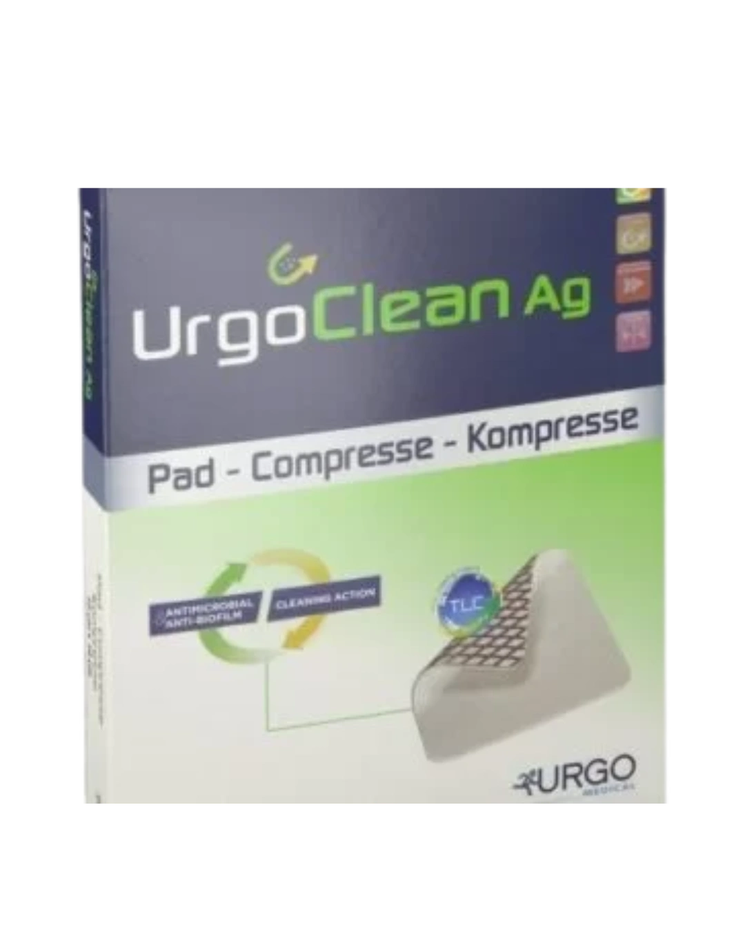 URGOCLEAN Ag/silver wound dressing for infected wounds by URGO Medical URGOCLEAN Ag/silver wound dressing for infected wounds by URGO Medical