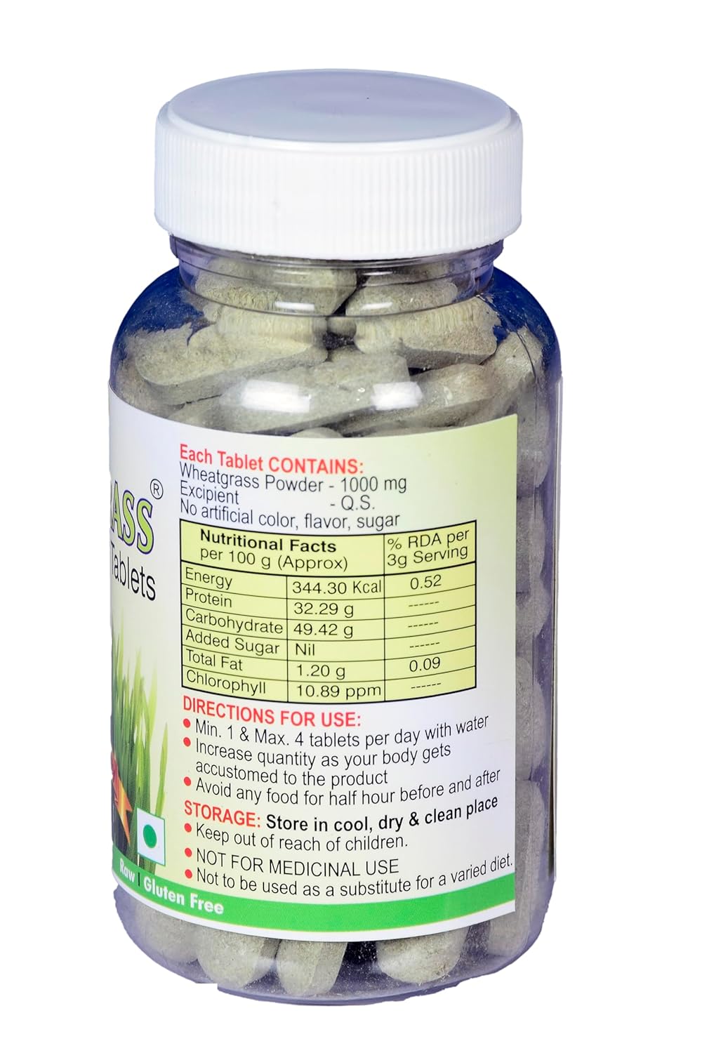 Girme’s Wheatgrass Tablets - 1gm x 100 Tablets Pack Girme’s Wheatgrass Tablets - 1gm x 100 Tablets Pack