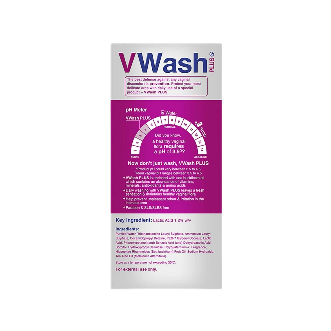 VWash Plus Intimate Hygiene Wash with Sea Buckthorn Oil | PH Balanced Daily Feminine Wash VWash Plus Intimate Hygiene Wash with Sea Buckthorn Oil | PH Balanced Daily Feminine Wash