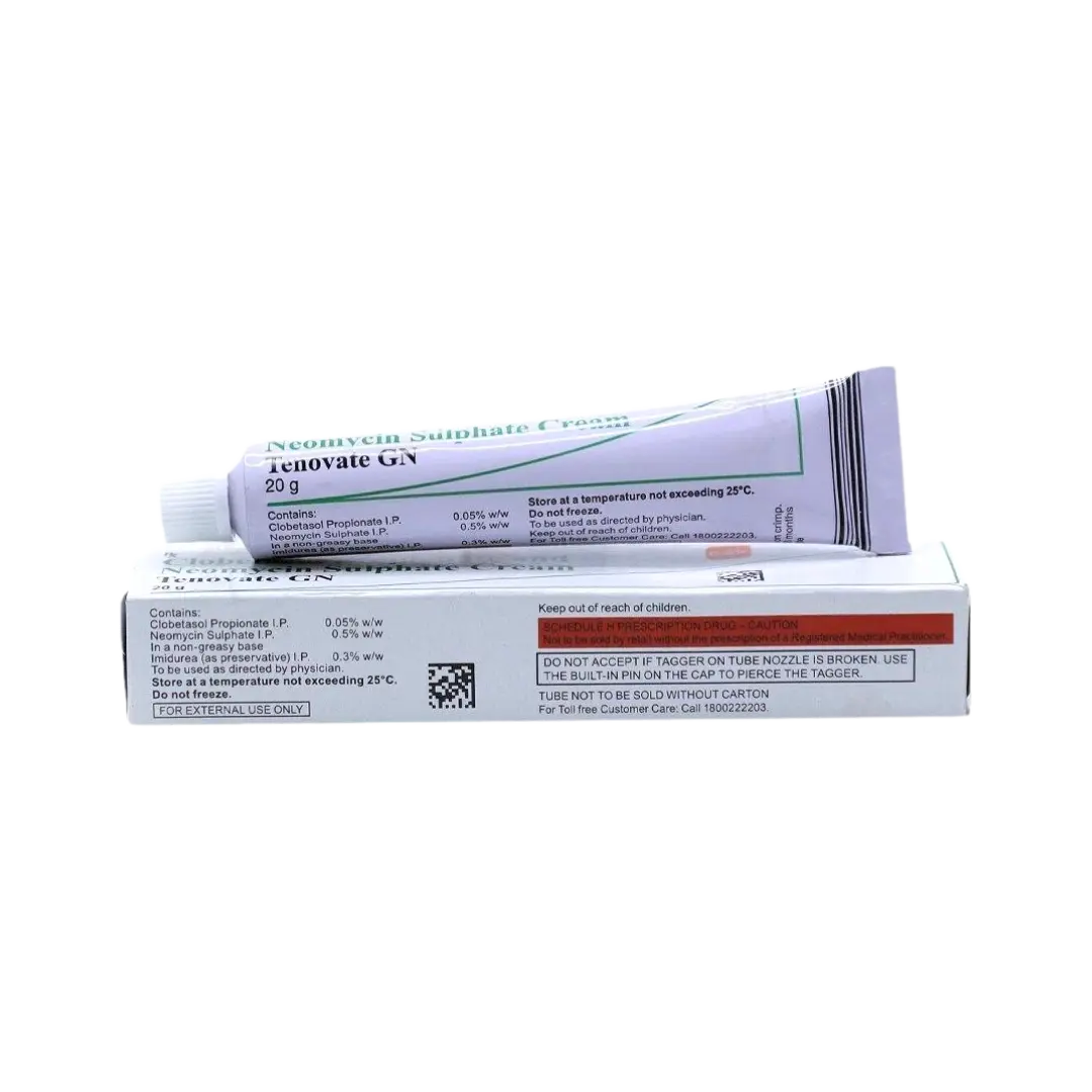 Tenovate GN Cream – Treatment for Bacterial Skin Infections, Itching & Inflammation Tenovate GN Cream – Treatment for Bacterial Skin Infections, Itching & Inflammation